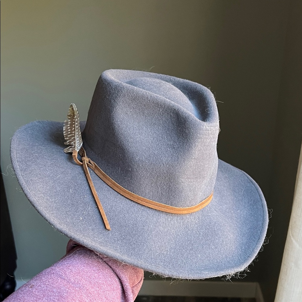 Gray Wool Hat - image 1
